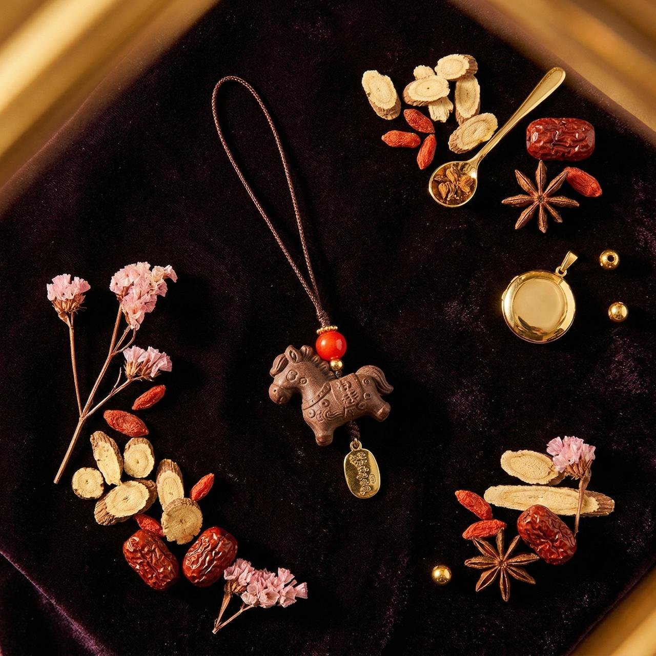 手机链 养生药香